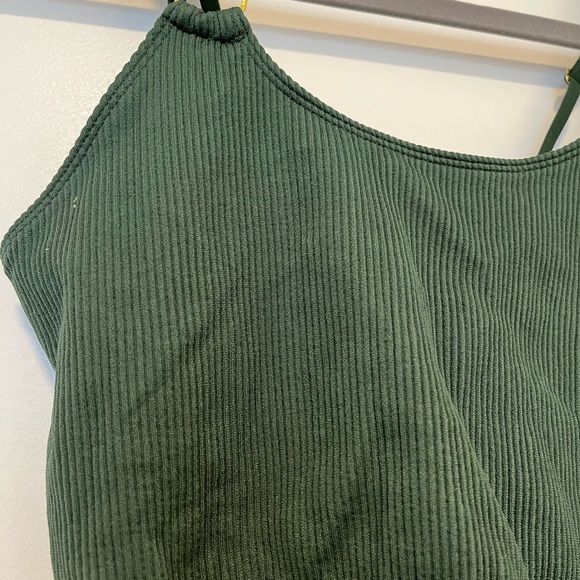 Forest Green Aerie Crop Bra - Picture 3 of 6